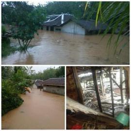 14KK DI KALITEKUK TERENDAM BANJIR KALI OYA